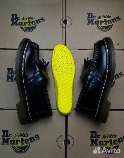 Dr. Martens Adrian Ys Black Smoot лоферы