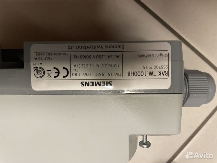 Термостат накладной siemens RAK-TW.1000HB