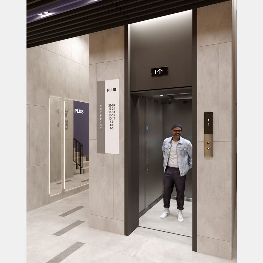 1-к. квартира, 45,1 м², 1/5 эт.