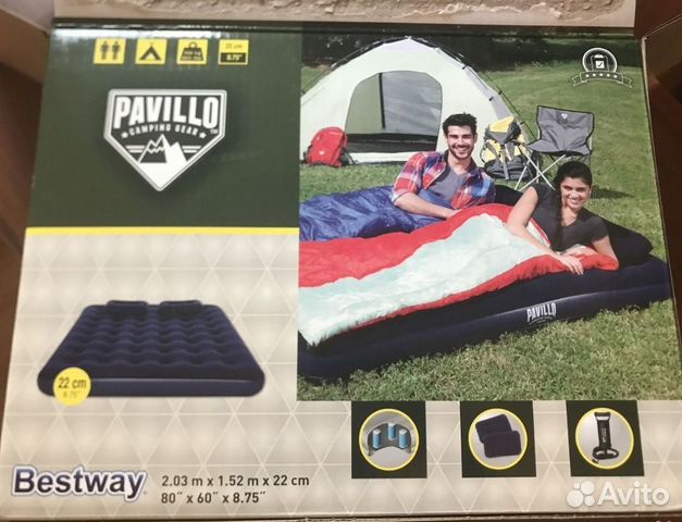 Pavillo camping gear надувной матрас