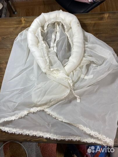 Детская люлька колыбель плетеная