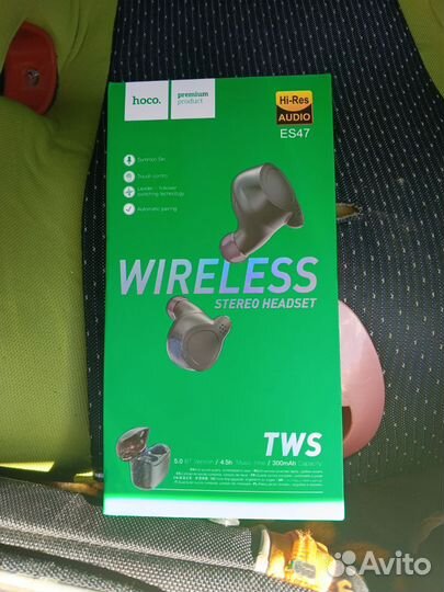 Беспроводные наушники hoco es47
