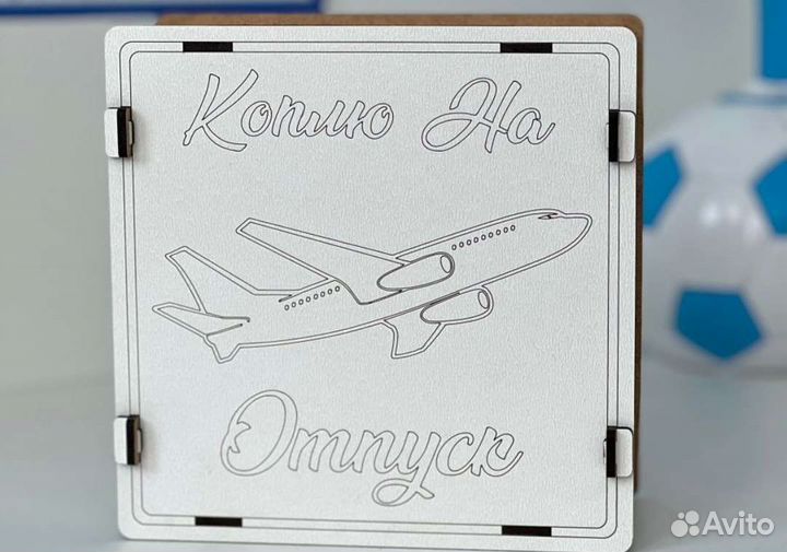 Копилка деревянная из Тик-Тока