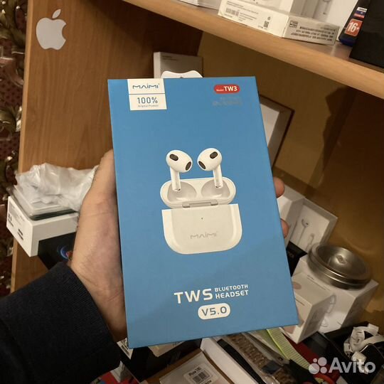 Беспроводные наушники Maimi TW3, White