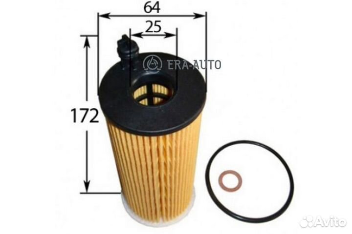 Azumi OE32004 Фильтр масл.BMW 1.3.5,X-серии E81.87.90.91.92