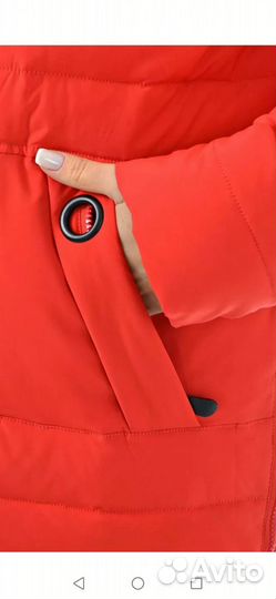 Пуховик женский 58-60р