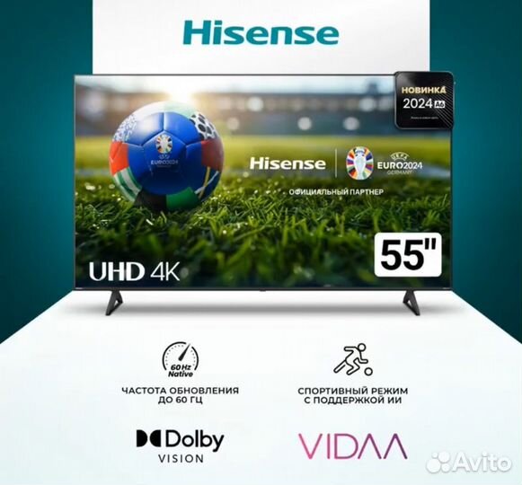 Телевизор Hisense 55a6n