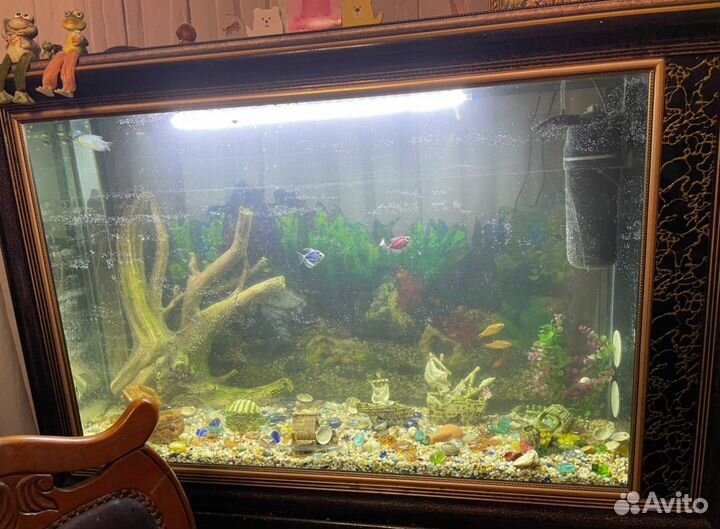 Аквариум-террариум с тумбой 300 литров