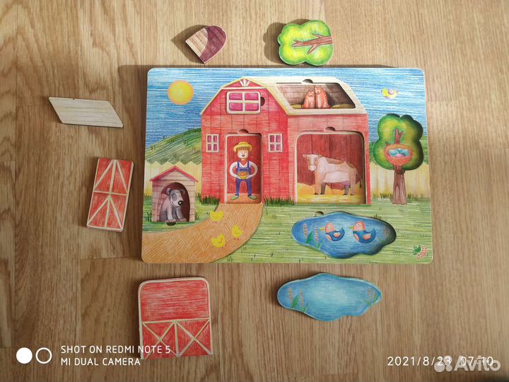 Деревянные пазлы