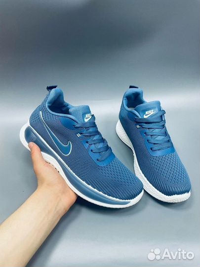 Кроссовки Nike синие мужские