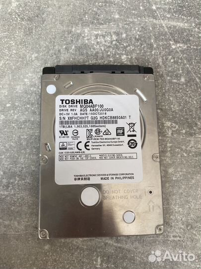 Toshiba hdd 1 tb