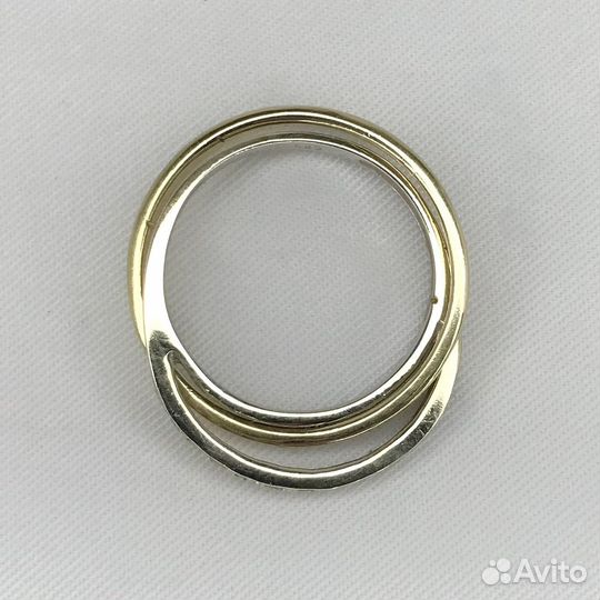 Кольцо золото 585 пробы размер 17,3 №080341