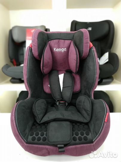 Автокресло 9-36кг изофикс Kenga Thunder фиолетовый