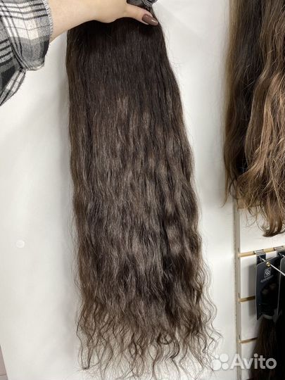 Натуральные волосы для наращивания 75см Арт: дх903