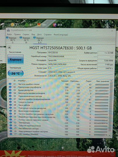 Жесткие диски на 500gb