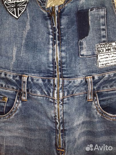 Джинсовый комбинезон Bonprix 44-46 размер