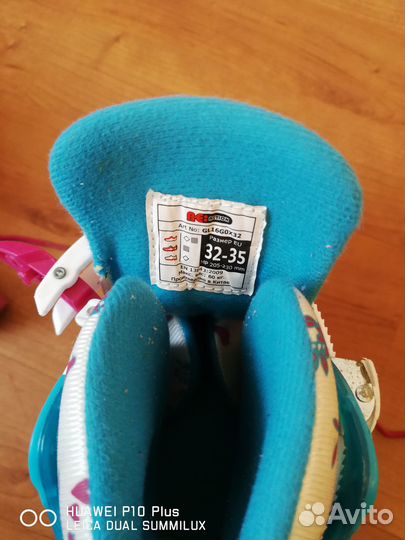 Детские ролики и защита, сумка