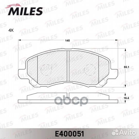 Колодки тормозные mitsubishi ASX/lancer/outland