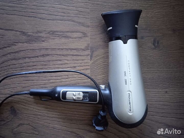 Фен Rowenta CV 4741, черный/серебристый