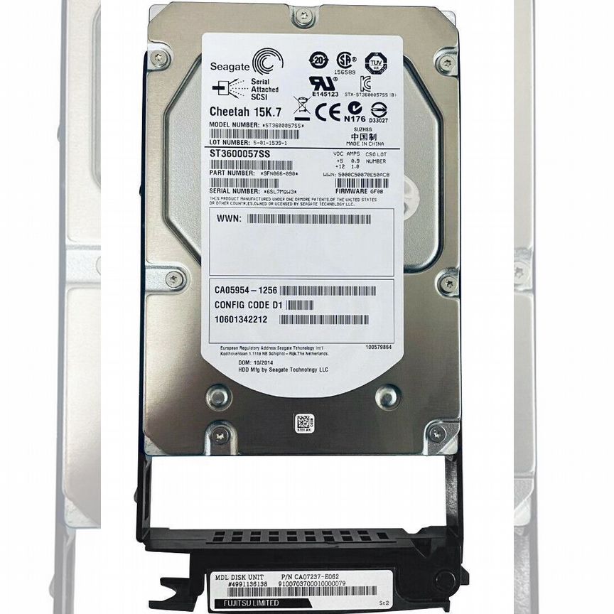 [CA07237-E062] Жесткий Диск Fujitsu 600gb Sas 3,5 Ca07237-E062