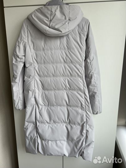 Uniqlo пуховик XS серый