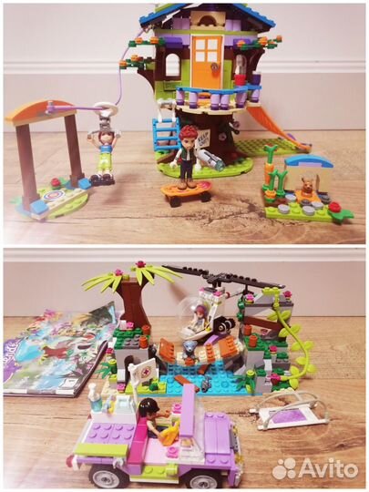 Lego Friends 41036 Спасательная, 41335 на дереве