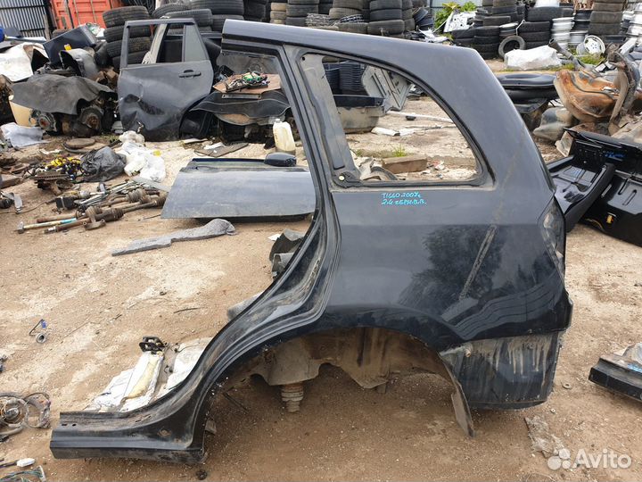 Крыло заднее левое четверть chery tiggo t11 тиго