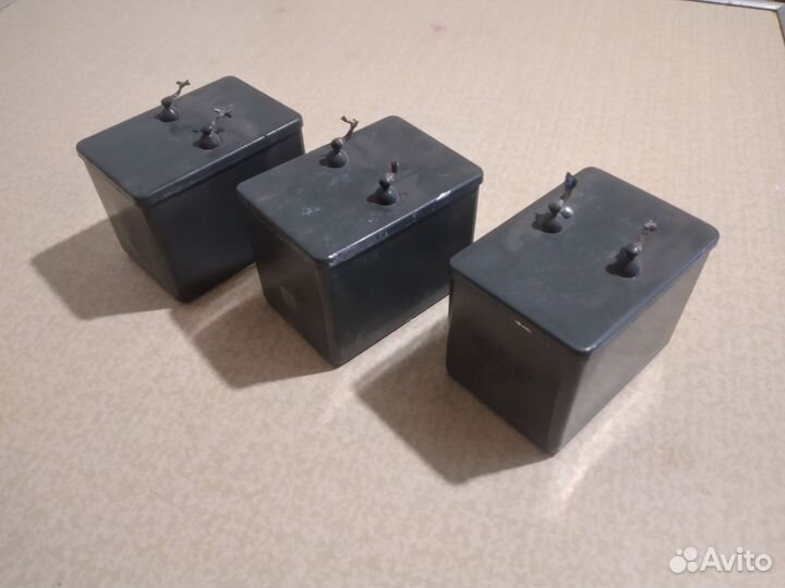 Конденсаторы мбгп - 1 СССР 1961г