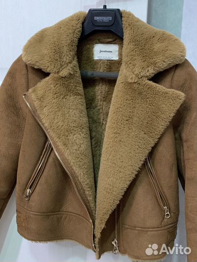 Дубленка stradivarius