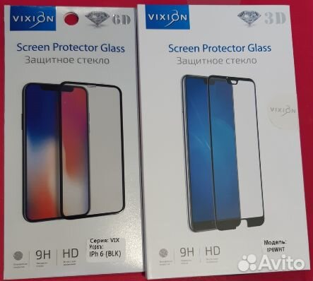 Защитное стекло для iPhone 3D,6D,2D