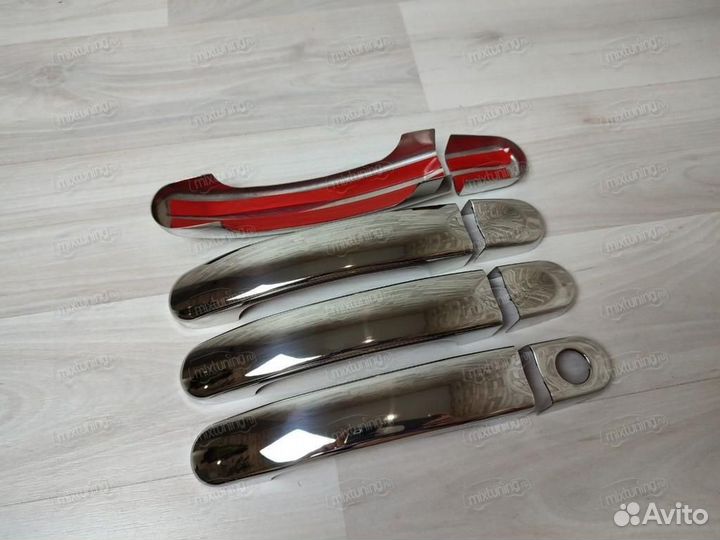 Накладки на ручки Volkswagen T5 / T6 / T6.1 (нерж