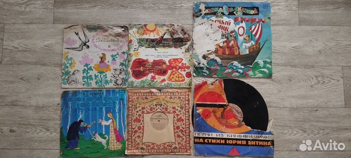 Грампластинки СССР Детские