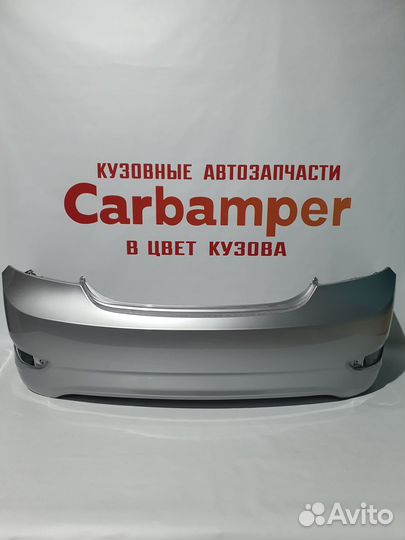 Бампер задний Hyundai Solaris цвет Sleek Silver