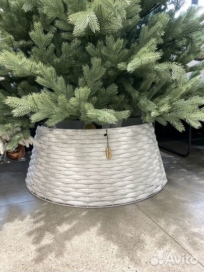 Юбка-корзина для новогодней елки