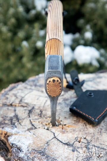 Топор ручной работы 37: углерод+хвг