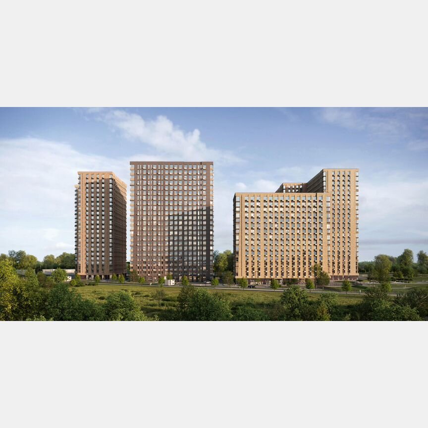 1-к. апартаменты, 39,8 м², 18/23 эт.