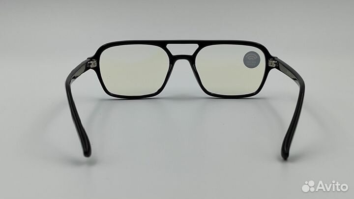 Очки чёрные имиджевые от лучей