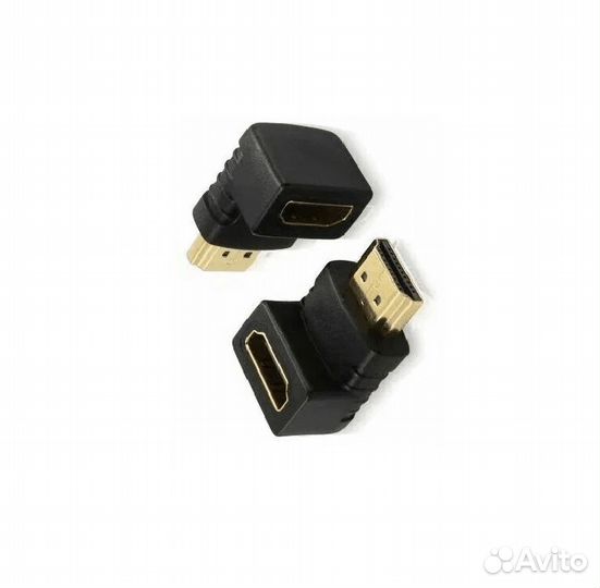 Адаптер переходник hdmi (M) - hdmi (F) угловой