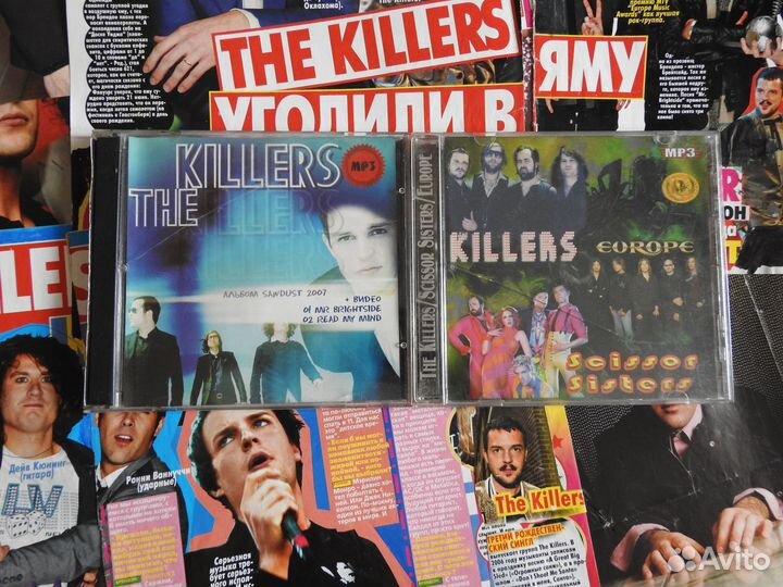 The Killers, коллекция плакаты, диски, интервью