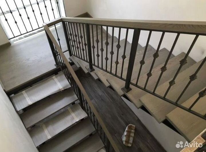 Изготовление лестниц из металлокаркаса межэтажная