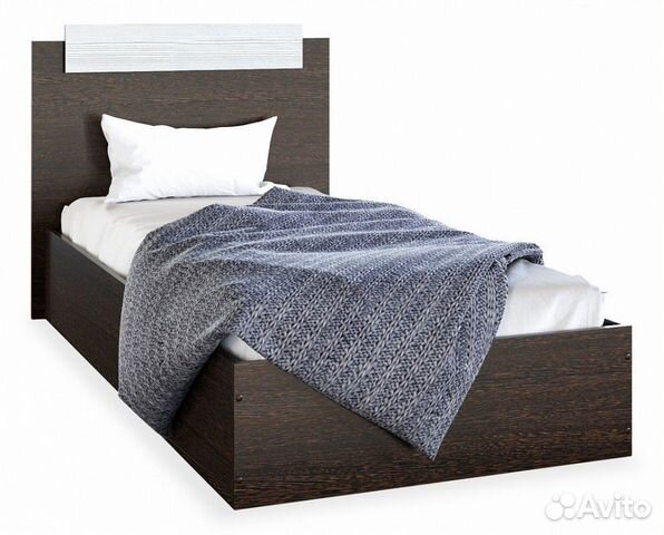Кровать Эко 0,9м венге новая