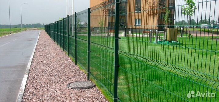 3Д сетка для забора под ключ