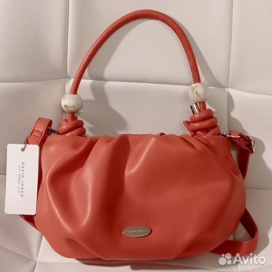 Сумка женская коpалловoго цвета David Jones Paris