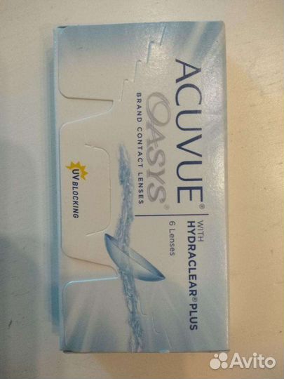 Линзы контактные acuvue oasys двухнедельные -5.5