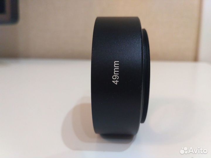 Металлическая бленда для объектива 49mm