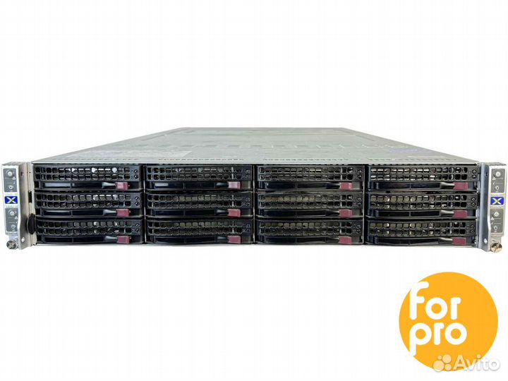 Сервер Supermicro 6027TR 12LFF 2xE5-2690v4 256GB