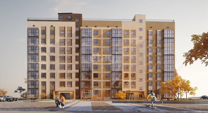 2-к. квартира, 52,6 м², 3/8 эт.