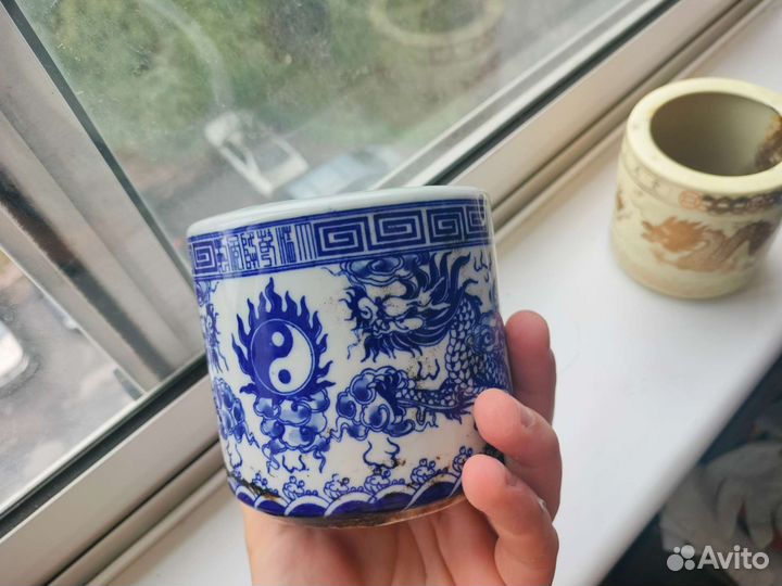 Керамические горшки в китайском стиле