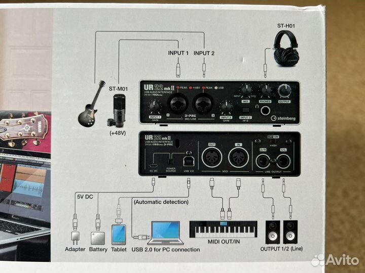Новый Steinberg UR22 mkii Recording Pack