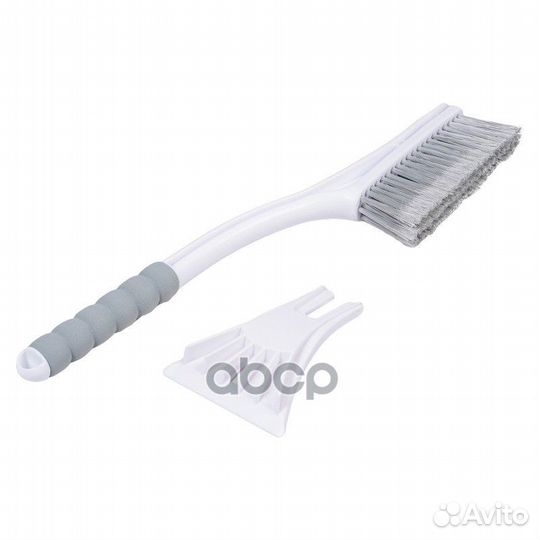 Щетка от снега и льда с распушенной щетиной (56